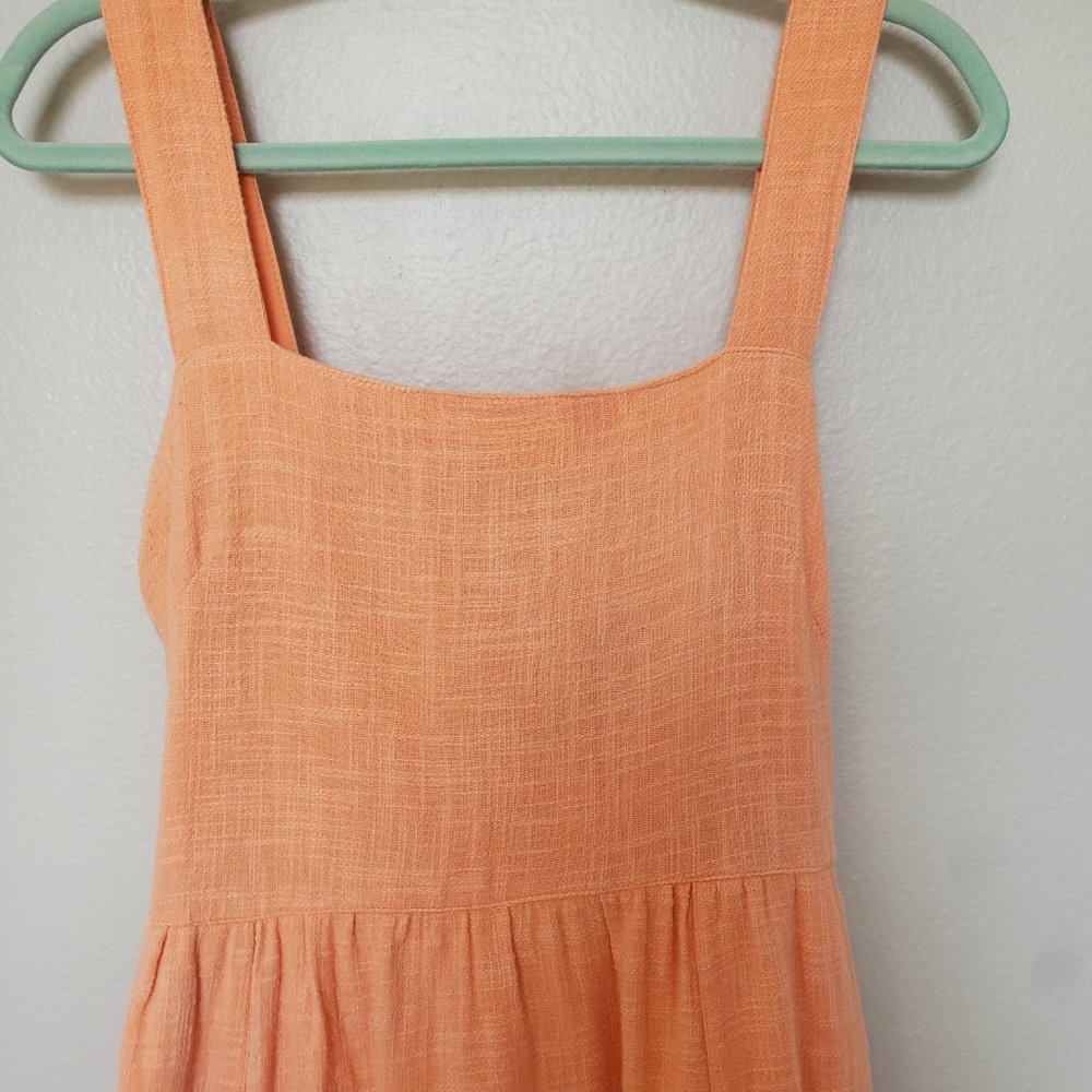 Anthropologie coral colored dress - Picture 2 of 7